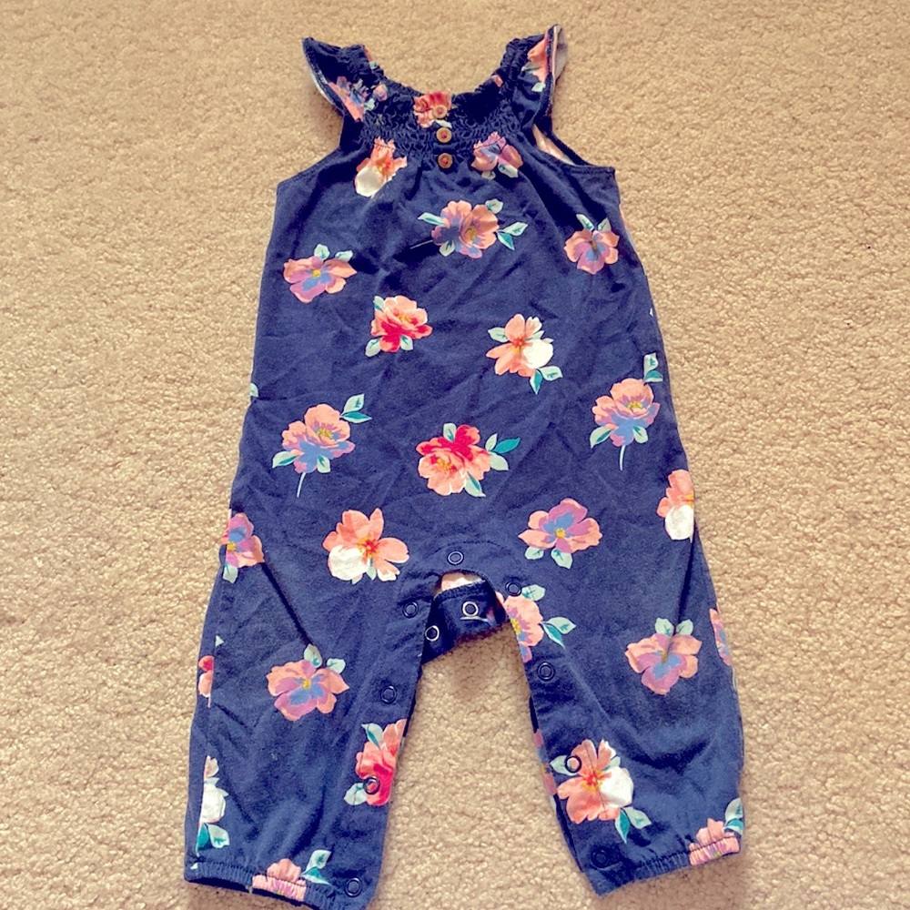 Carters floral jumpsuit